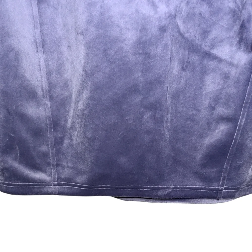 Lululemon Scuba High Rise Velvet Y2K Athleisure Mini Skirt Small Purple Gray NWT